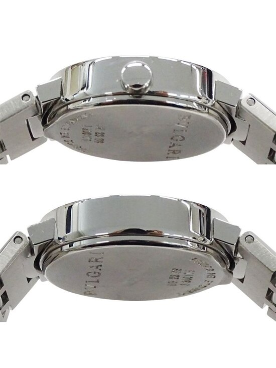 Bvlgari Watch Date Quartz Stainless Steel Silver Black Round Polished main image 13
